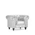 Aristocrat Arm Chair Silver - ED-FURNITOPIA