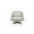 Mercier full leather modern swivel chair - ED-FURNITOPIA