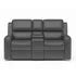 Linden Leather Power Reclining Sofa with Power Headrests and Lumbar (946-02) ZERO GRAVITY